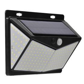 208LED Solar Wall Lamp Human Body Induction Garden Lamp Villa Landscape Lamp