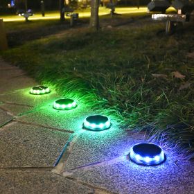 Solar Underground Light LED Outdoor (Option: Color Light-4 Pieces)