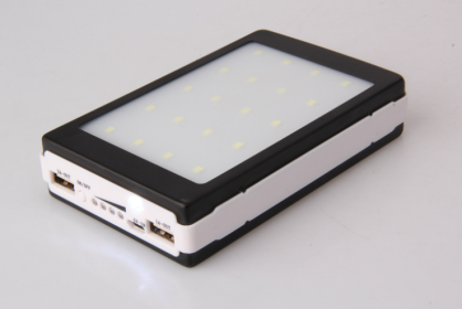 Aluminum Alloy Camping Lamp Solar Power Bank Material (Option: Black-Semifinished products-1PC)