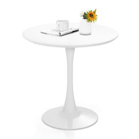 Classic Elegant Modern Simple Round Dining Table (Color: White, size: 32 in)