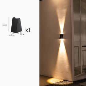 Solar Outdoor Corridor Waterproof Wall Lamp (Option: Aircraft payment)